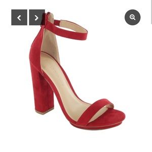 Wild Diva Pace 02 burgundy heels size 8